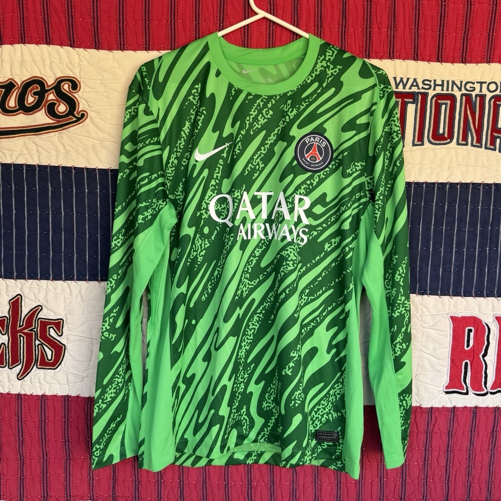 Size L - Nike PSG Paris Saint-Germain‎ Stadium Goalkeeper Jersey FN8810-329